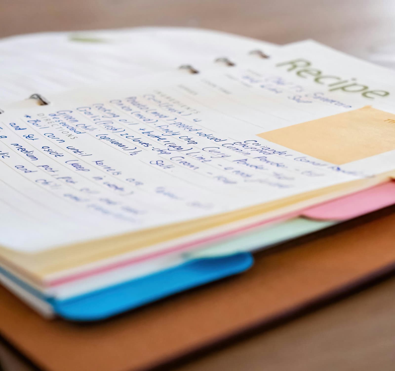 Recipe collection