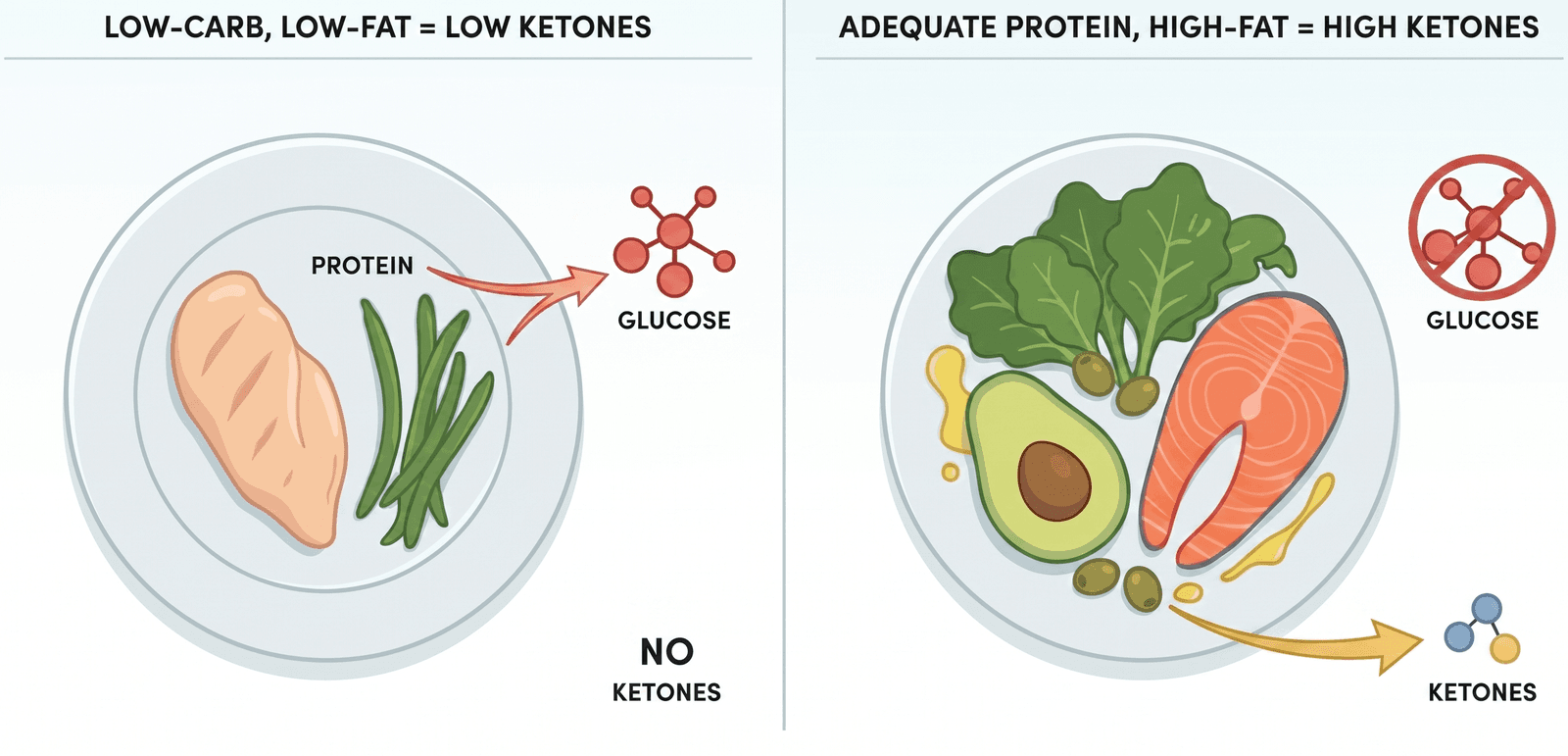 Protein and ketone relationship